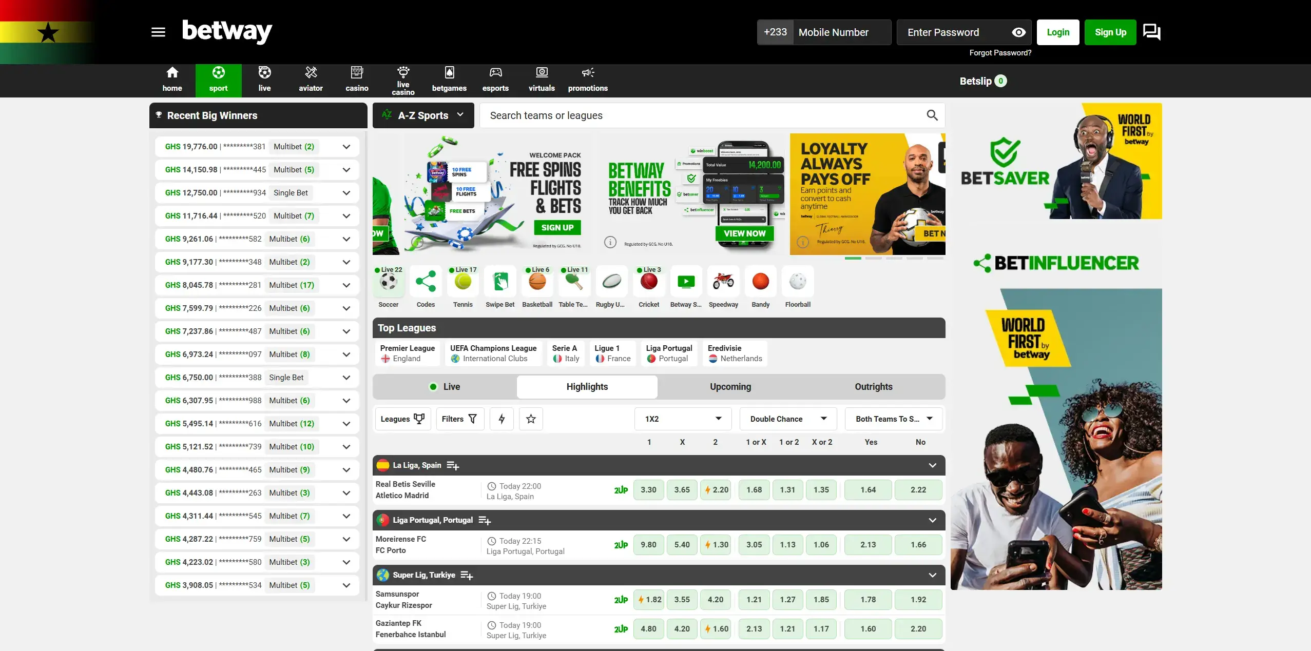 Betway Website